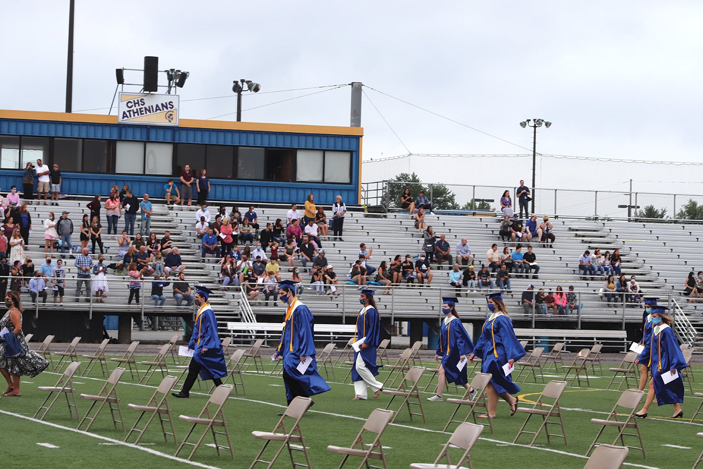 Seniors for the 2019-20 school year enter Saturday’s graduation ceremony following months of anticipation.